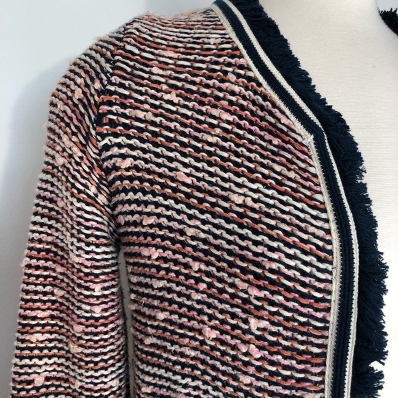 ANTHROPOLOGIE MOTH Grafton Marled Jacket Sweater - Picture 2 of 6